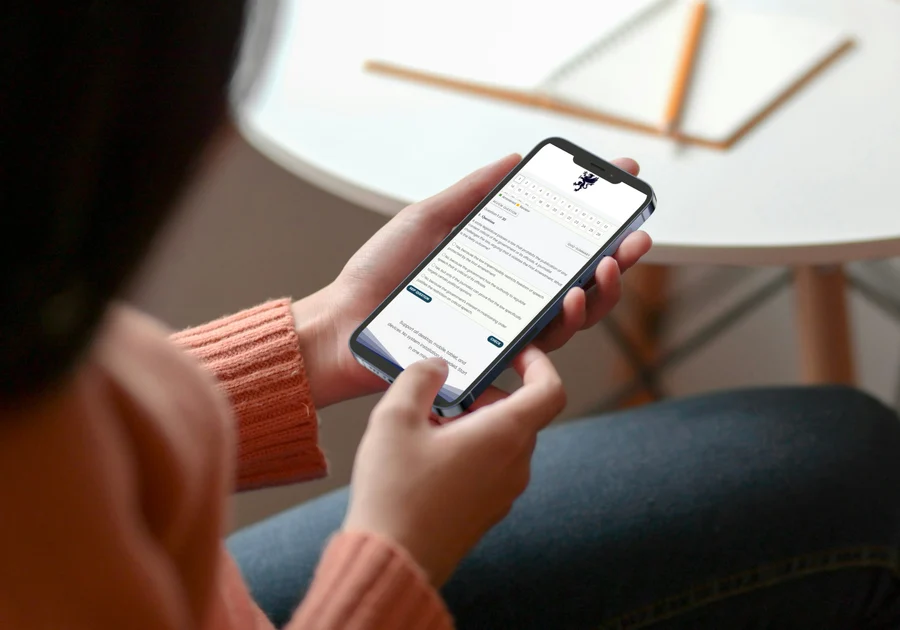 Librarians Licensure Examination practice running on a phone, tablet and laptop